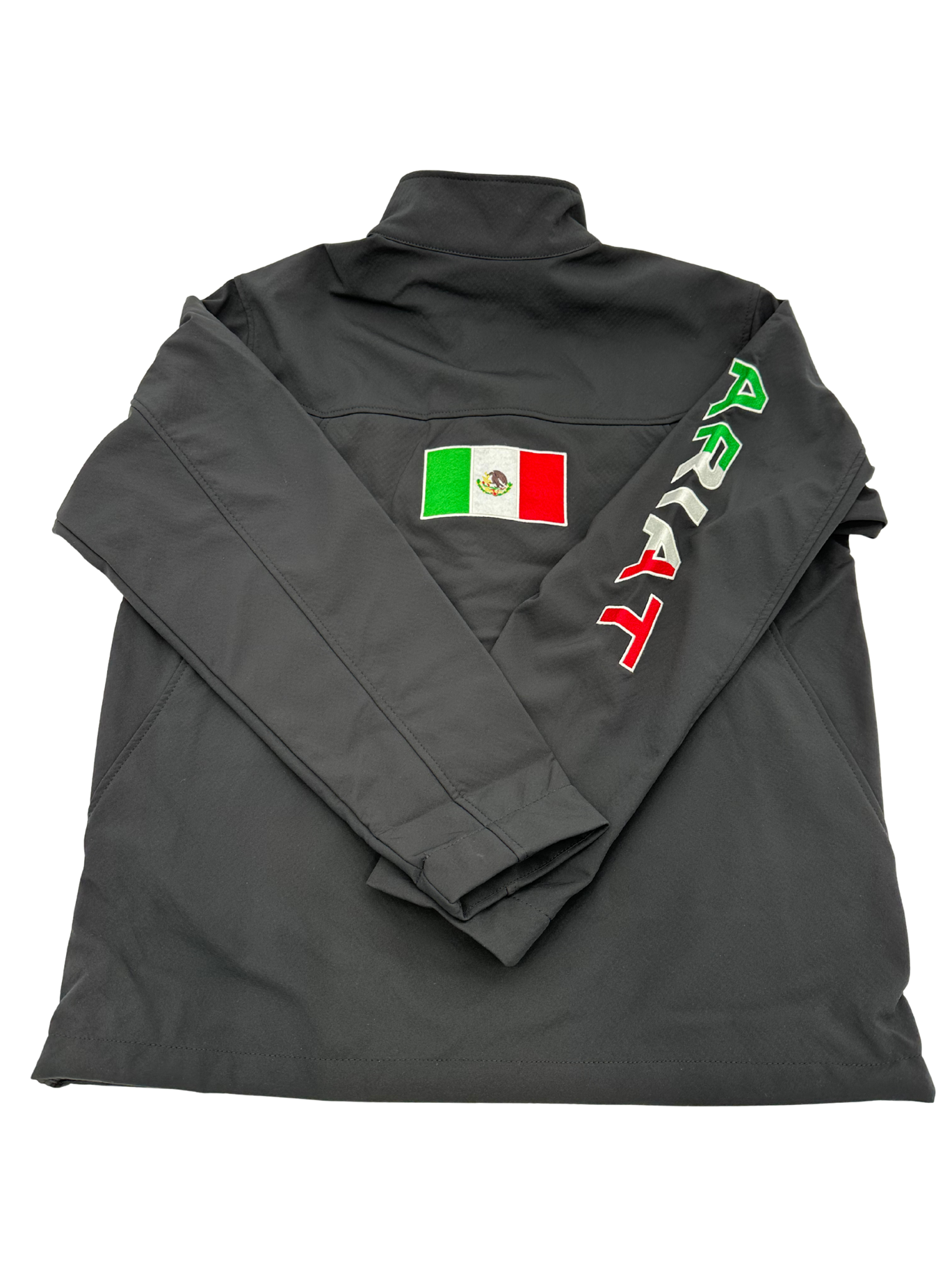 CHAMARRA ARIAT NEGRA LOGO MEXICO