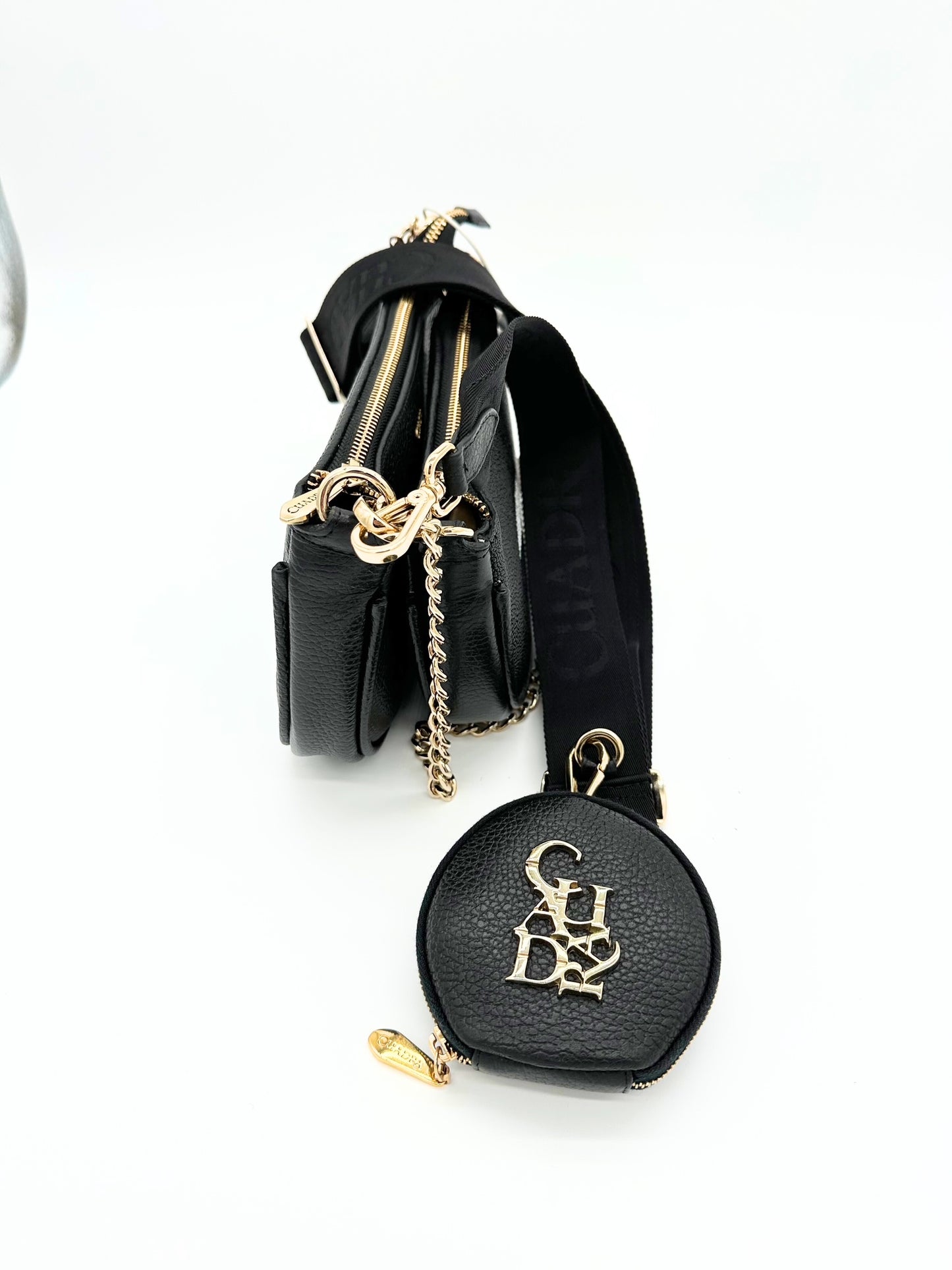 DU538 BOLSA DAMA NEGRA PIEL MANTARAYA